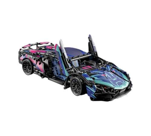 Дитячий конструктор Ramiz 7604 Спорткар 1280 ел, різнокольоровий