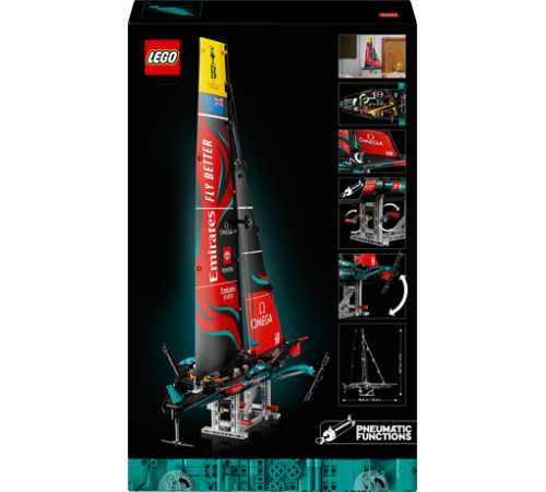 Конструктор LEGO Technic Яхта Emirates Team New Zealand AC75 962 ел. (42174) Конструктор LEGO Technic Яхта Emirates Team New Zealand AC75 962 ел. (42174)