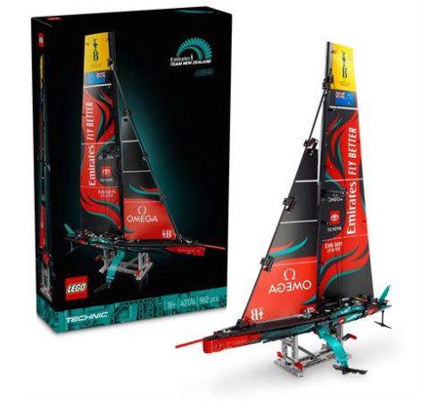 Конструктор LEGO Technic Яхта Emirates Team New Zealand AC75 962 ел. (42174) Конструктор LEGO Technic Яхта Emirates Team New Zealand AC75 962 ел. (42174)