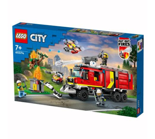 Конструктор LEGO City Fire Department Пожежна машина 502 ел. (60374) Конструктор LEGO City Fire Department Пожежна машина 502 ел. (60374)