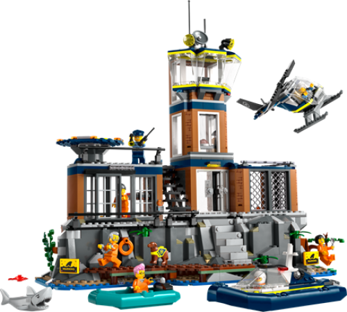 Конструктор LEGO City Поліцейський острів-в'язниця 980 ел. (60419) Конструктор LEGO City Поліцейський острів-в'язниця 980 ел. (60419)