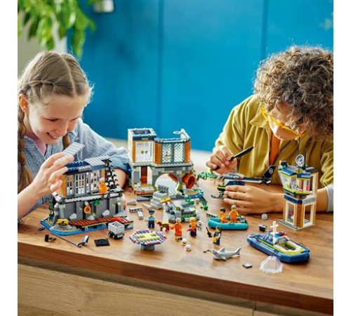 Конструктор LEGO City Поліцейський острів-в'язниця 980 ел. (60419) Конструктор LEGO City Поліцейський острів-в'язниця 980 ел. (60419)