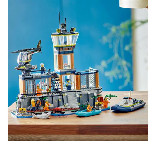 Конструктор LEGO City Поліцейський острів-в'язниця 980 ел. (60419) Конструктор LEGO City Поліцейський острів-в'язниця 980 ел. (60419)