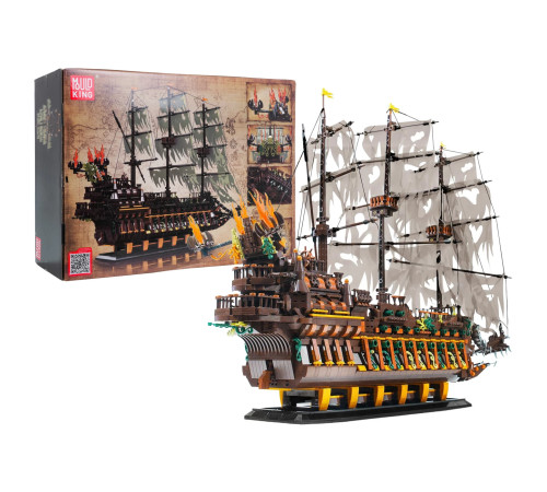 Дитячий конструктор Ramiz 13197 Піратський корабель 4364 ел, різнокольоровий