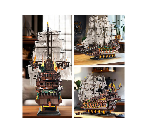 Дитячий конструктор Ramiz 13197 Піратський корабель 4364 ел, різнокольоровий