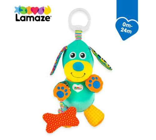 М'яка іграшка-підвіска Lamaze Собачка зі звуком (L27023) М'яка іграшка-підвіска Lamaze Собачка зі звуком (L27023)