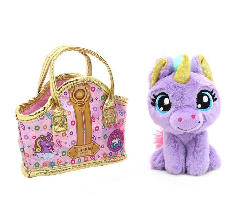 М'яка іграшка Funville Cutekins Домашні улюбленці у сумочках Єдиноріг 10 см
