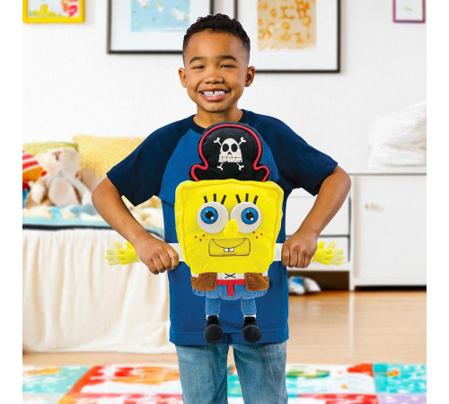 М'яка інтерактивна іграшка Funrise Губка Боб-Веселий дивак "У пошуках Квадратних штанів"