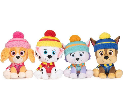 М'яка іграшка Spin Master Gund Цуценя Маршал Зимові свята 15 см "Щенячий патруль"
