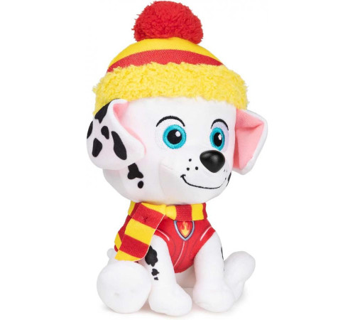 М'яка іграшка Spin Master Gund Цуценя Маршал Зимові свята 15 см "Щенячий патруль"