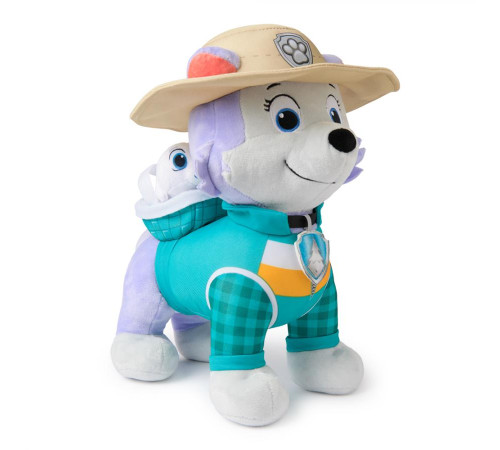 М'яка іграшка Spin Master Цуценя Еверест з улюбленцем 30 см "Щенячий патруль"