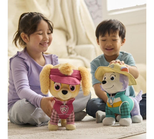 М'яка іграшка Spin Master Цуценя Скай з улюбленцем 30 см "Щенячий патруль"