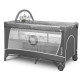 Ліжечко-манеж Lionelo Flower Grey Scandi 84 х 125 х 41 см - сірий