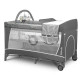 Ліжечко-манеж Lionelo Flower Grey Scandi 84 х 125 х 41 см - сірий