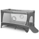 Ліжечко-манеж Lionelo Flower Grey Scandi 84 х 125 х 41 см - сірий