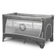 Ліжечко-манеж Lionelo Flower Grey Scandi 84 х 125 х 41 см - сірий