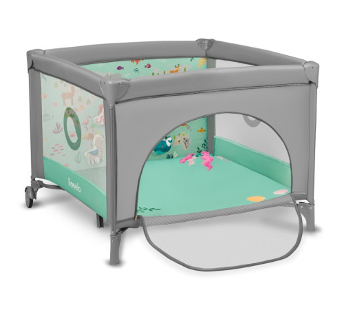 Манеж Lionelo MILLE GREY GREEN