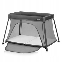 Ліжечко-манеж Lionelo ALICE GREY 110,5 х 74,5 х 68 см - сірий