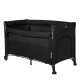 Ліжечко-манеж Lionelo ELLEN BLACK CARBON 125,5 х 65,5 х 77,8 см - чорний