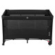Ліжечко-манеж Lionelo ELLEN BLACK CARBON 125,5 х 65,5 х 77,8 см - чорний