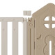 Дитячий манеж inSPORTline Doorino 150 x 180 x 100 см, бежевий