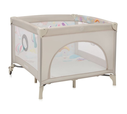 Манеж Lionelo MILLE PLUS GREY BEIGE 100 x 100 x 77 см - бежевий