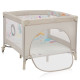 Манеж Lionelo MILLE PLUS GREY BEIGE 100 x 100 x 77 см - бежевий