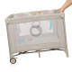 Манеж Lionelo MILLE PLUS GREY BEIGE 100 x 100 x 77 см - бежевий