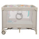 Манеж Lionelo MILLE PLUS GREY BEIGE 100 x 100 x 77 см - бежевий