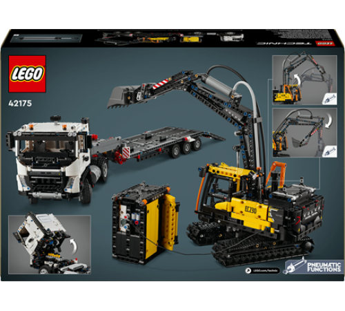 Конструктор LEGO Technic Вантажівка Volvo FMX і Електричний екскаватор EC230 2274 ел. (42175)