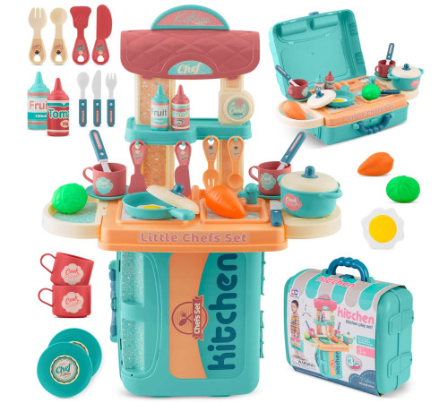 Дитяча кухня 3-в-1 з валізкою Ricokids Дитяча кухня 3-в-1 з валізкою Ricokids
