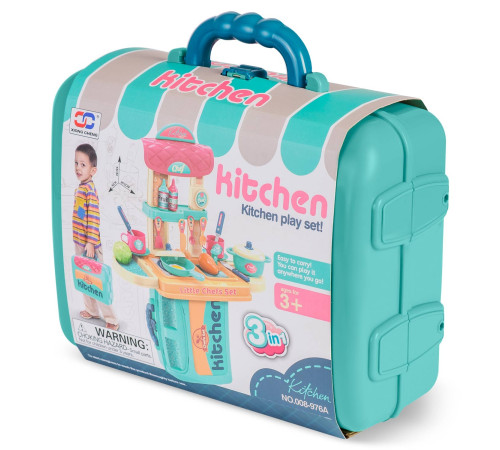 Дитяча кухня 3-в-1 з валізкою Ricokids Дитяча кухня 3-в-1 з валізкою Ricokids
