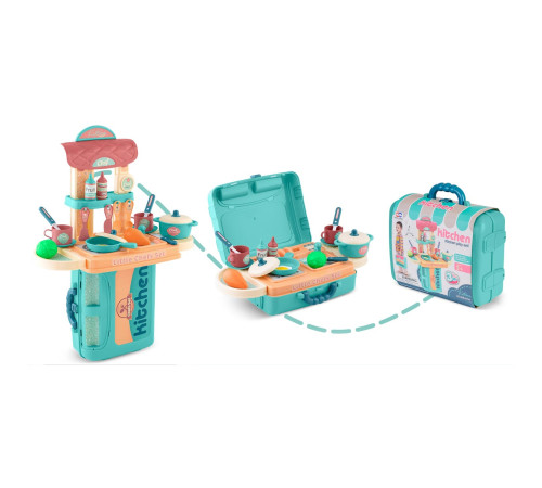 Дитяча кухня 3-в-1 з валізкою Ricokids Дитяча кухня 3-в-1 з валізкою Ricokids