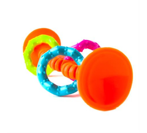 Прорізувач-брязкальце на присосках Fat Brain Toys pipSquigz Loops помаранчевий (F165ML) Прорізувач-брязкальце на присосках Fat Brain Toys pipSquigz Loops помаранчевий (F165ML)