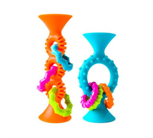 Прорізувач-брязкальце на присосках Fat Brain Toys pipSquigz Loops помаранчевий (FA165-1) Прорізувач-брязкальце на присосках Fat Brain Toys pipSquigz Loops помаранчевий (FA165-1)
