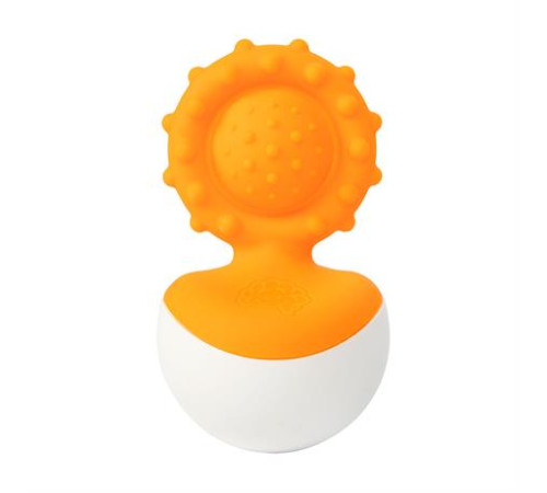 Прорізувач-неваляшка Fat Brain Toys dimpl wobl помаранчевий (F2172ML) Прорізувач-неваляшка Fat Brain Toys dimpl wobl помаранчевий (F2172ML)