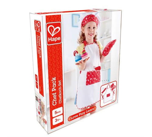 Дитячі кухонні аксесуари Hape Шеф-кухар (E3162) Дитячі кухонні аксесуари Hape Шеф-кухар (E3162)