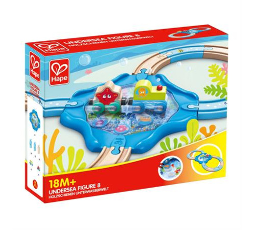 Іграшкова залізниця Hape Підводний світ 15 ел. (E3827) Іграшкова залізниця Hape Підводний світ 15 ел. (E3827)