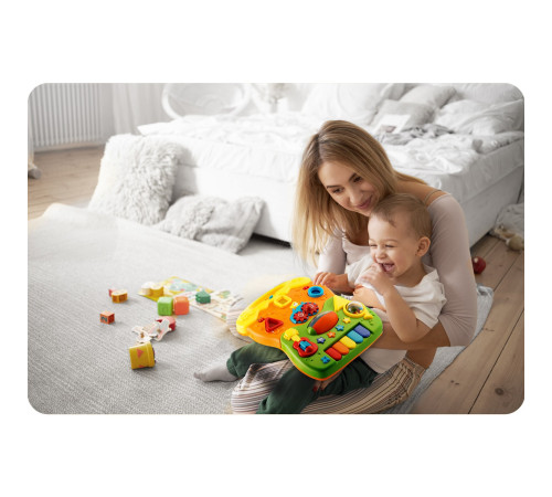 Каталка 2-в-1 інтерактивна Ricokids біла Каталка 2-в-1 інтерактивна Ricokids біла