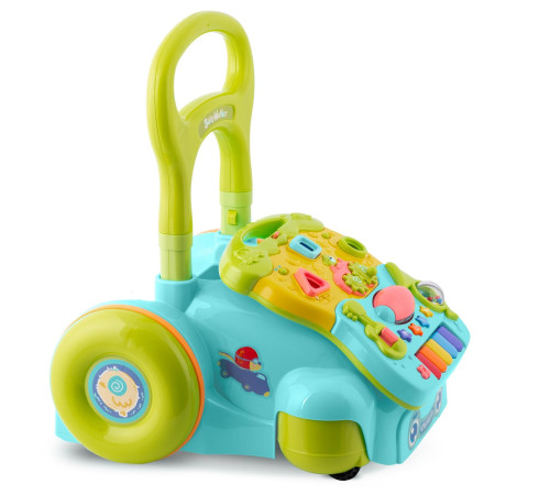 Каталка 2-в-1 інтерактивна Ricokids бірюзова Каталка 2-в-1 інтерактивна Ricokids бірюзова