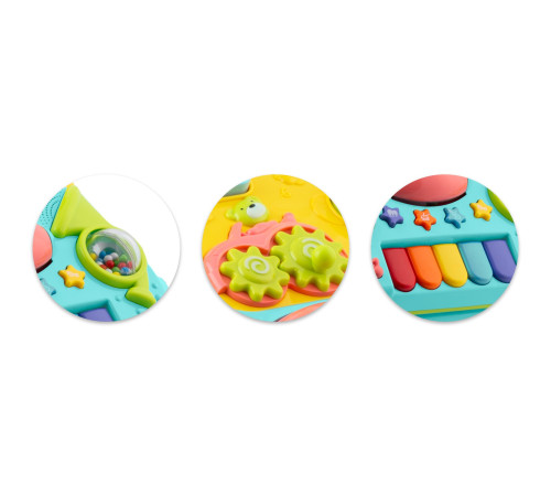 Каталка 2-в-1 інтерактивна Ricokids бірюзова Каталка 2-в-1 інтерактивна Ricokids бірюзова