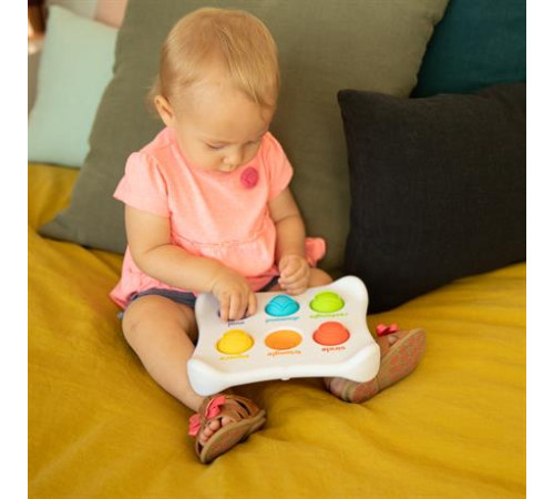 Сенсорна іграшка Fat Brain Toys Dimpl Duo Колір Форма Брайль (F208EN) Сенсорна іграшка Fat Brain Toys Dimpl Duo Колір Форма Брайль (F208EN)