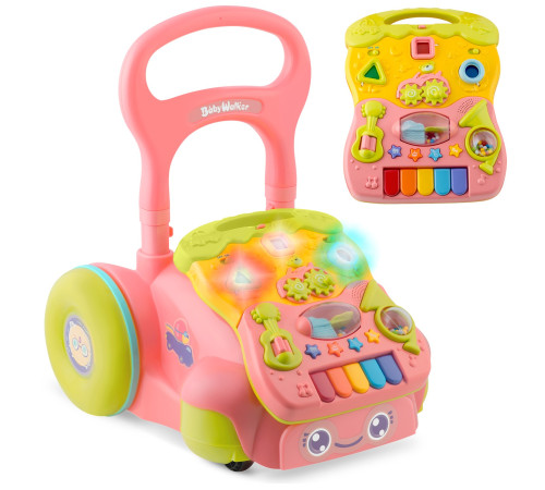 Каталка 2-в-1 інтерактивна Ricokids рожева Каталка 2-в-1 інтерактивна Ricokids рожева