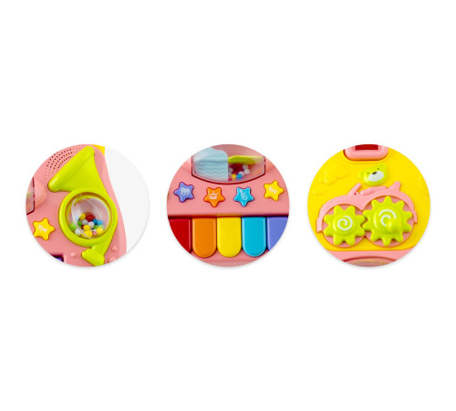 Каталка 2-в-1 інтерактивна Ricokids рожева Каталка 2-в-1 інтерактивна Ricokids рожева