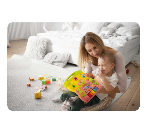 Каталка 2-в-1 інтерактивна Ricokids рожева Каталка 2-в-1 інтерактивна Ricokids рожева