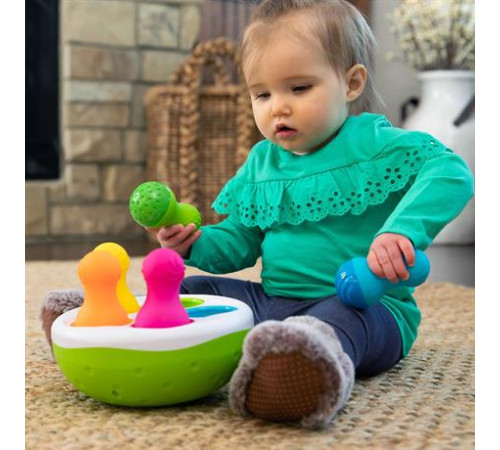 Сортер-балансир Fat Brain Toys Spinny Pins Неваляшки (F248ML) Сортер-балансир Fat Brain Toys Spinny Pins Неваляшки (F248ML)
