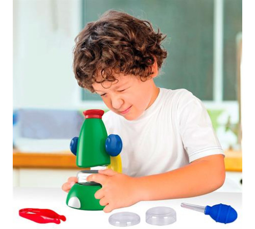 Набір для досліджень Edu-Toys Мій перший мікроскоп зі збільшенням у 30 разів (JS003) Набір для досліджень Edu-Toys Мій перший мікроскоп зі збільшенням у 30 разів (JS003)
