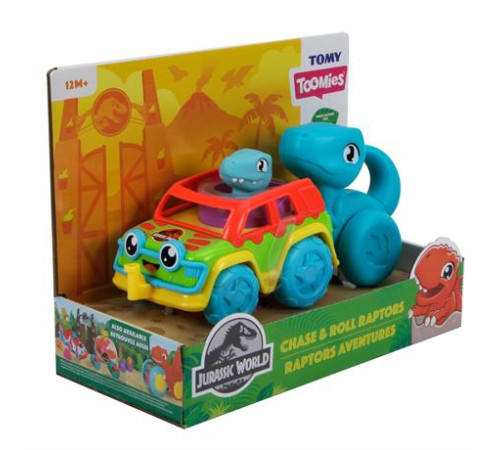 Машинка Toomies Jurassic World діномашинка (E73251) Машинка Toomies Jurassic World діномашинка (E73251)