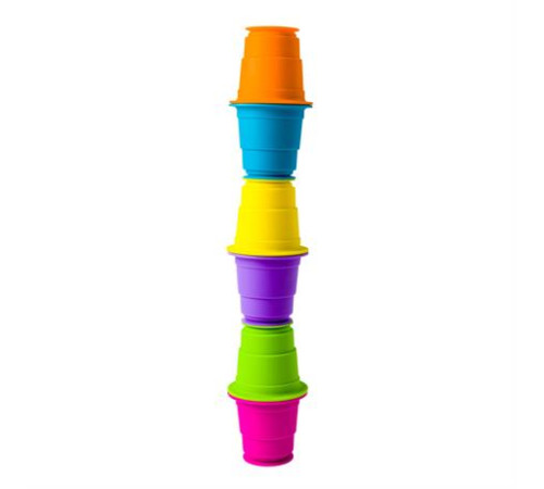 Тактильна Іграшка Fat Brain Toys Suction Kupz М'які чашки 6 шт. (F183ML) Тактильна Іграшка Fat Brain Toys Suction Kupz М'які чашки 6 шт. (F183ML)