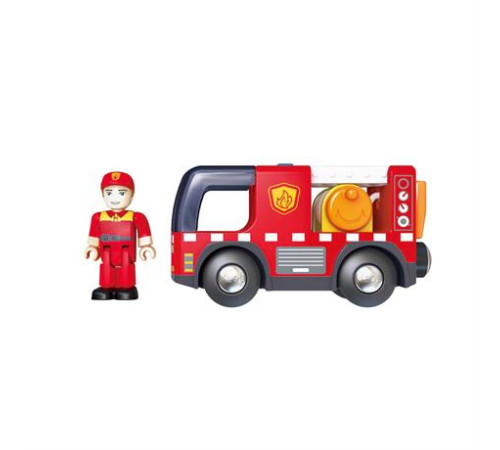 Іграшковий пожежний автомобіль Hape з сиреною (E3737)